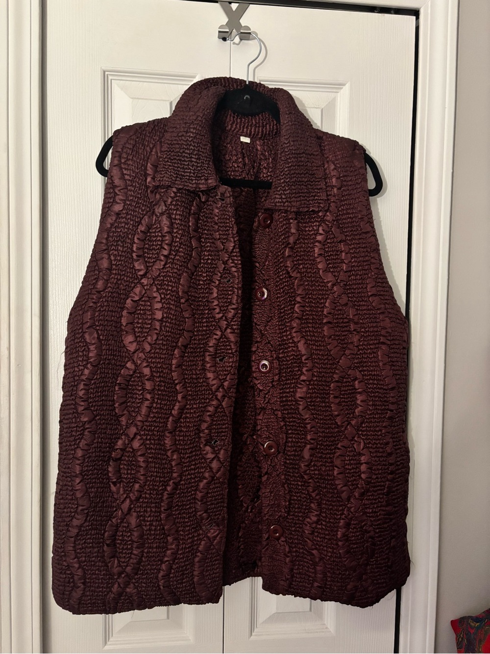 Burgundy Vest